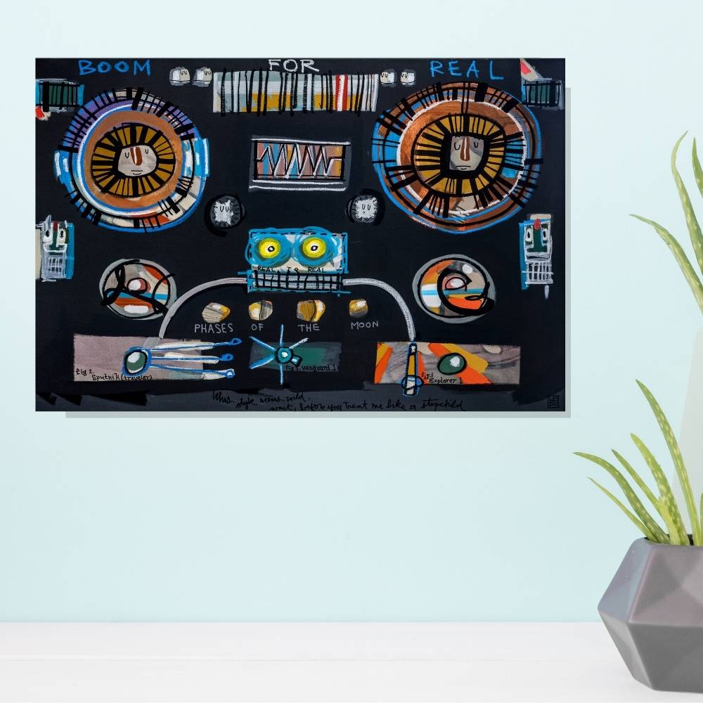 Boom For Real - Lebo 101 Series - Lebo Steel Mineral Print
